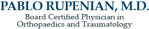 Dr. Pablo Rupenian | Médico Especialista en Ortopedia y Traumatología